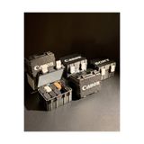 3D snaxx LPE6 / LPE6N Uyumlu 10'lu Pil Saklama Kutusu – Fotoğraf Makinesi Batarya Taşıma ve Koruma Çantası (10x12x9 cm)