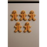 3D Stuff 5 Adet Yılbaşı Temalı Magnet- Yeni Yıl Hediyelik Magnet Seti- Yılbaşı Hediyesi