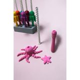3D Tasarım Dönen Sihirli Ahtapot Değneği-Oyuncak (1 Adet) - Pembe