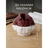 3D Tasarım Mini Ceket Masa Üstü Kalemlik