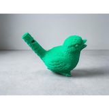 3D Tasarım Öten Kuş Düdük – Eğlenceli Tasarım Oyuncak - Yeşil
