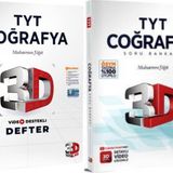 3D Tyt Coğrafya Video Destekli Defter + Tyt Coğrafya Soru Bankası