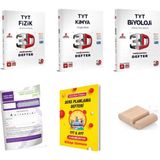 3D Tyt Fizik Kimya Biyoloji Sayısal Video Destekli Defter Yks 2026 Planlama Defteri+ Tutucu+Deneme