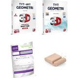 3D Tyt Geometri Soru Bankası ve Video Destekli Defter - Yks 2026 + Telefon Tutucu + Tyt Deneme