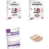 3D Tyt Matematik Geometri Video Destekli Defter - Yks 2026 + Telefon Tutucu + Tg Deneme