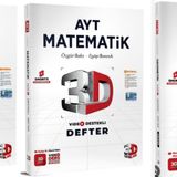 3d Tyt Matematik Video Destekli Defter + 3d Ayt Matematik Video Destekli Defter + 3d Tyt-Ayt Geometri Video Destekli Defter 3 Kitap Set
