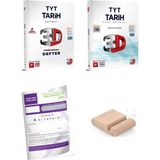 3D Tyt Tarih Soru Bankası ve Video Destekli Defter- Yks 2026 + Telefon Tutucu + Tyt Deneme