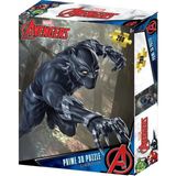 3D - Wakanda Forever 200 Parça Puzzle 33062 - 02-Sarı