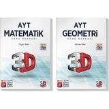 3D Yayınları 2022 AYT Matematik Geometri Soru Bankası Seti (2 Kitap)