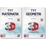 3D Yayınları 2022 TYT 2'li Matematik Geometri Soru Bankası Seti