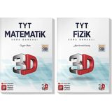3D Yayınları 2022 TYT Matematik Fizik Soru Bankası Seti (2 Kitap)
