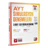 3D Yayınları 2023 Yks Ayt Eşit Ağırlık Simülasyon 3 Deneme Video Çözümlü
