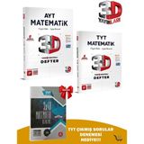 3D Yayınları 2024 Model AYT-TYT Matematik Akıllı Defter Seti