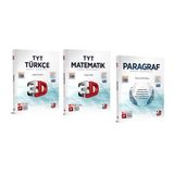 3D YAYINLARI 2024 TYT 3D Türkçe - Matematik - Paragraf Soru Bankaları (3 Kitap)