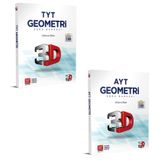 3D Yayınları 2024 Tyt Ayt Geometri Soru Bankası Seti