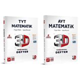 3D Yayınları 2024 Tyt Ayt Matematik Video Destekli Defter Seti 2 Kitap