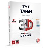 3D Yayınları 2024 Tyt Tarih Video Destekli Defter 2024