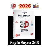 3D Yayınları 2025-2026 Tyt Matematik Video Destekli Konu Anlatımlı Defter