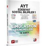 3D Yayınları 2025 Ayt Simülasyon Edebiyat-Sosyal Bilimler 1 Denemeleri - ehg1