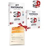 3D Yayınları 2025 Model TYT - AYT Matematik Defter Seti Deneme Hediyeli