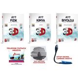 3D Yayınları 2026-2027 Müfredat Ayt Fizik-Kimya-Biyoloji Soru Bankası %100 Ösym Tarzı Detaylı Video Çözümlü Set