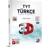 3D Yayınları 2026-2027 Müfredat Tyt Türkçe Soru Bankası %100 Ösym Tarzı Detaylı Video Çözümlü