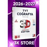 3D Yayınları 2026-2027 TYT Coğrafya Video Destekli Defter VDD