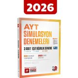 3D Yayınları 2026 3D AYT Simülasyon 3'lü Eşit Ağırlık Deneme