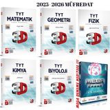 3D Yayınları 2026 Tyt Sayısal Dersler Soru Bankası Seti+Mega Deneme Hediye!!! - 2025202600584