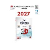 3D Yayınları 2027 TYT Türkçe Soru Bankası + TYT Deneme ve Kalem Ucu Hediyeli