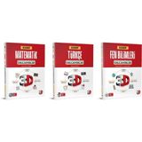 3D Yayınları 3D 2025 8. Sınıf Lgs Matematik + Türkçe + Fen Bilimleri Similasyon Deneme Seti 3 Kitap