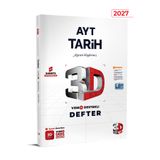 3D Yayınları 3D AYT Tarih Video Destekli Defter