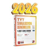 3D Yayınları 3D Simülasyon Deneme 2026 TYT Genel Deneme Kitabı 4 Adet Sınav Bilgisi ile