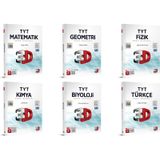 3D Yayınları 6 Kitap Bir Arada TYT Tüm Dersler Soru Bankası Seti