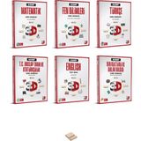3D Yayınları 8. Sınıf LGS Matematik - Fen Bilimleri - Türkçe - İnkilap - İngilizce - Din Kültürü 6'lı Soru Bankası Seti + Telefon Tutucu