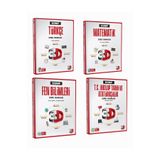 3D Yayınları 8. Sınıf Türkçe, Matematik, Fen Bilimleri, T.C İnkılap Tarihi Soru Bankası (4 Kitap)