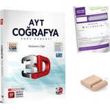 3D Yayınları Ayt Coğrafya Soru Bankası - Yks 2027 + Telefon Tutucu + Tyt Deneme