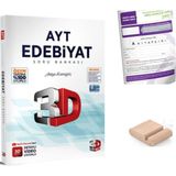3D Yayınları Ayt Edebiyat Soru Bankası - Yks 2027 + Telefon Tutucu + Tyt Deneme