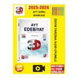 3D Yayınları Ayt Edebiyat Soru Bankası+Android Kalem