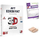 3D Yayınları Ayt Edebiyat Video Destekli Defter - Yks 2027 + Telefon Tutucu + Tyt Deneme