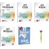 3D Yayınları AYT Fen Bilimleri - Fizik - Kimya - Biyoloji Deneme Tamamı Video Çözümlü