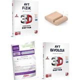 3D Yayınları Ayt Fizik Ayt Biyoloji Video Destekli Defter -Yks 2027+ -Telefon Tutucu+Tyt Deneme