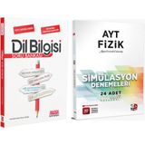 3D Yayınları AYT Fizik Deneme ve Ankara Kitap Merkezi Yayınları Dil Bilgisi Soru Bankası Seti 2 Kitap