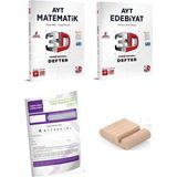 3D Yayınları Ayt Matematik Ayt Edebiyat Video Destekli Defter -Yks 2027 + Telefon Tutucu + Tyt Deneme