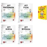 3D Yayınları AYT Matematik - Fizik - Kimya - Biyoloji Denemeleri 4'lü Set + Planlama Defteri