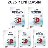 3D Yayınları Ayt Matematik-Geometri-Fizik-Kimya-Biyoloji Soru Bankaları Set 2026 5kitap
