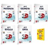 3D Yayınları AYT Matematik Geometri Fizik Kimya ve Biyoloji Soru Bankası - Telefon Tutucu