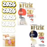 3D Yayınları Mikro Orjinal Tyt Fizik-Ayt Fizik Branş Deneme Seti Fiş Tutucu