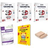 3D Yayınları Tyt Ayt Geometri 1 2 ve Tyt Matematik Video Destekli Defter - Yks 2027 + Telefon Tutucu + Tyt Deneme