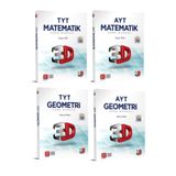 3D Yayınları Tyt Ayt Matematik Geometri Soru Bankası Seti 2023